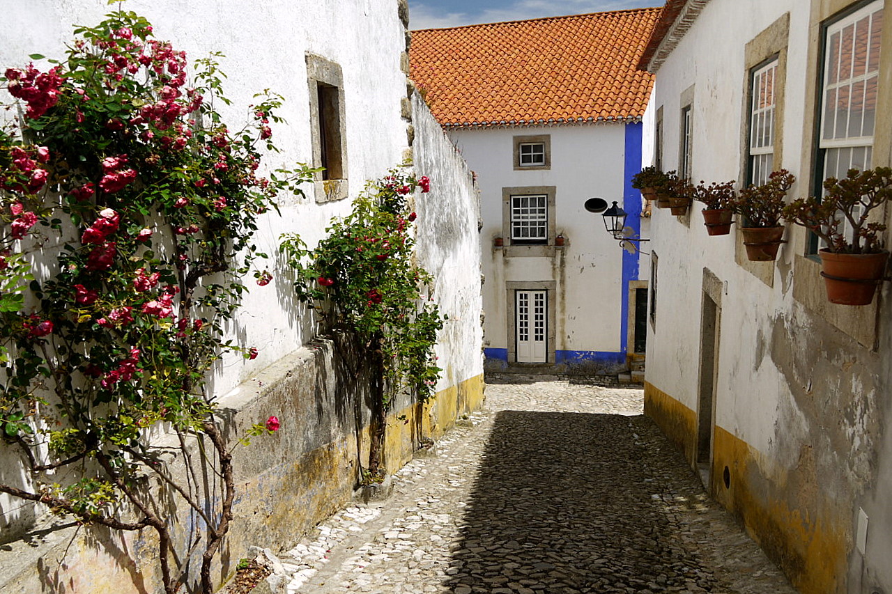 views of The Obidos town